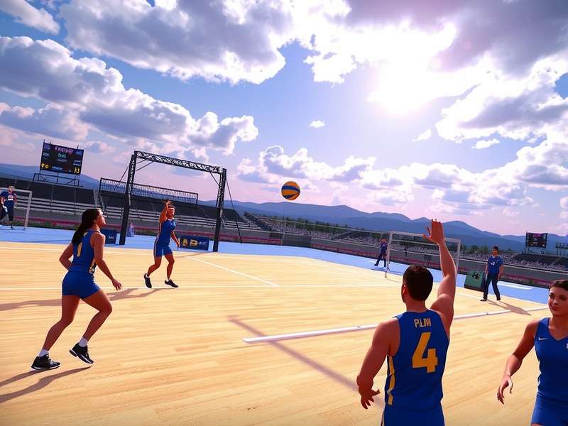 Volley Powerhouse Pro Gameplay Screenshot